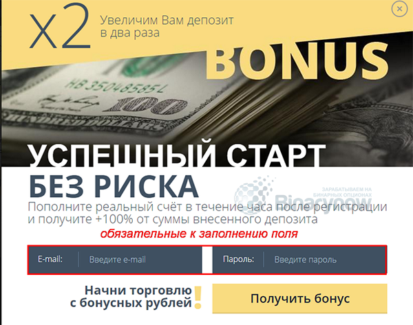 Поля для заполнения